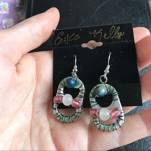 Upcycled Earring From Bottle Tops By Me!